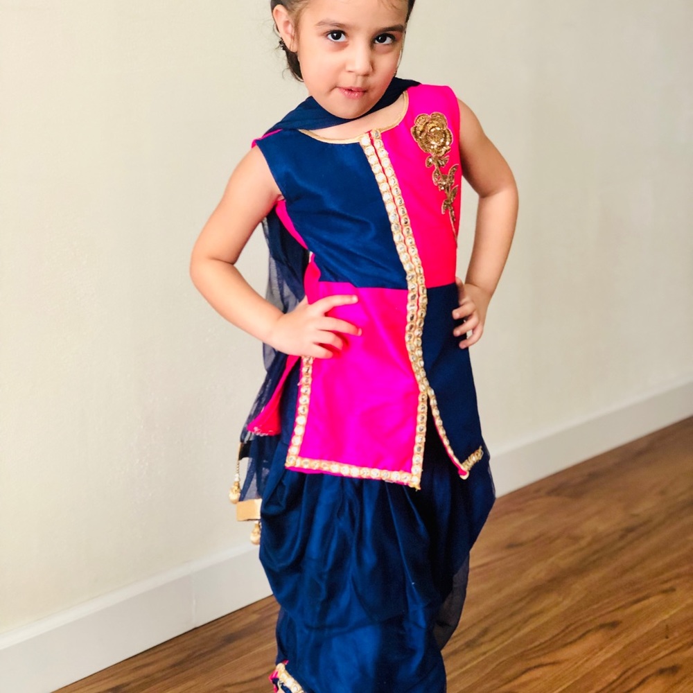 Indian Punjabi suit for little girl